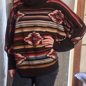 Women's Multicolor Patterned Sweater